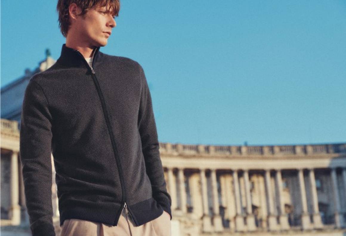 MEN’S CASHMERE ZIP KNITWEAR