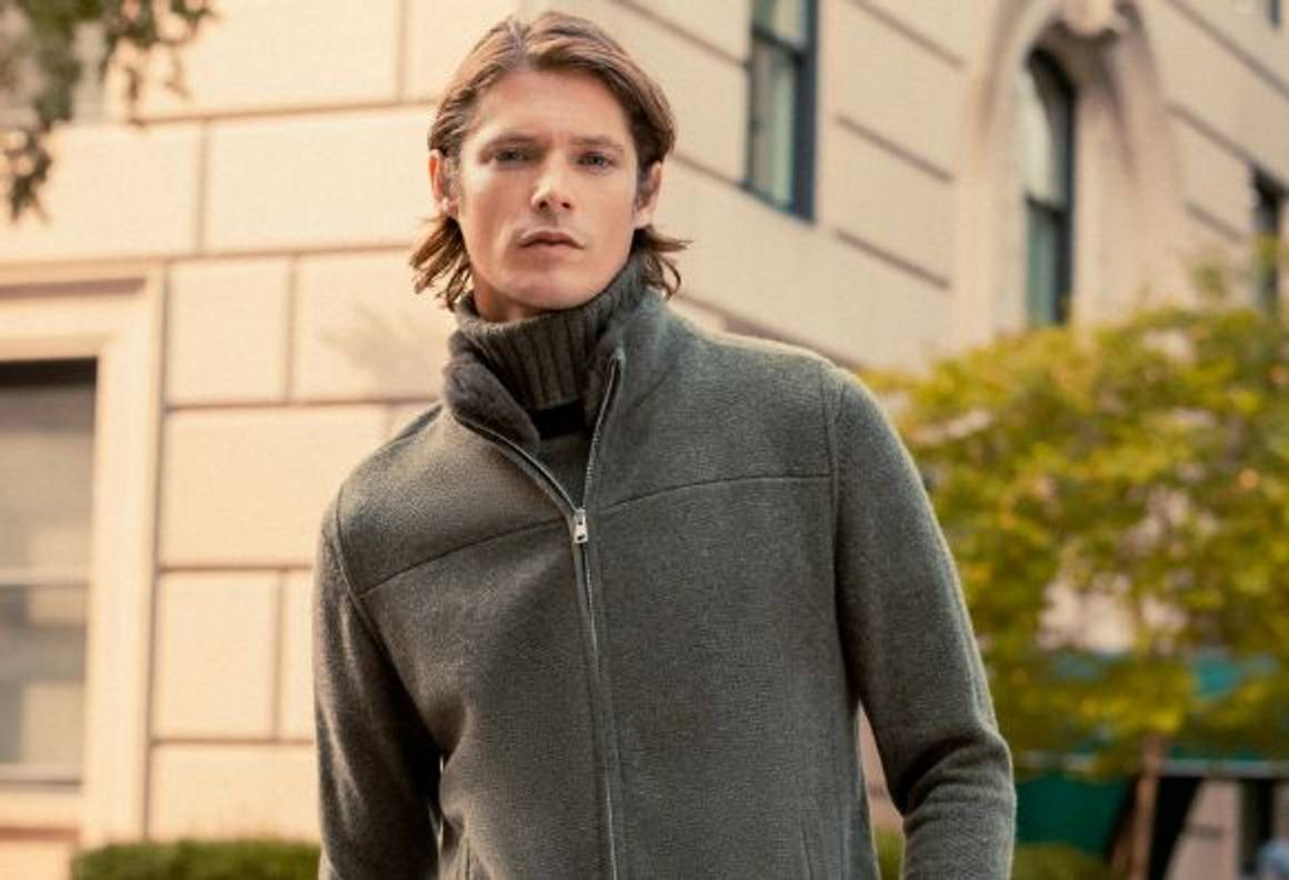 MEN’S CASHMERE ZIP KNITWEAR