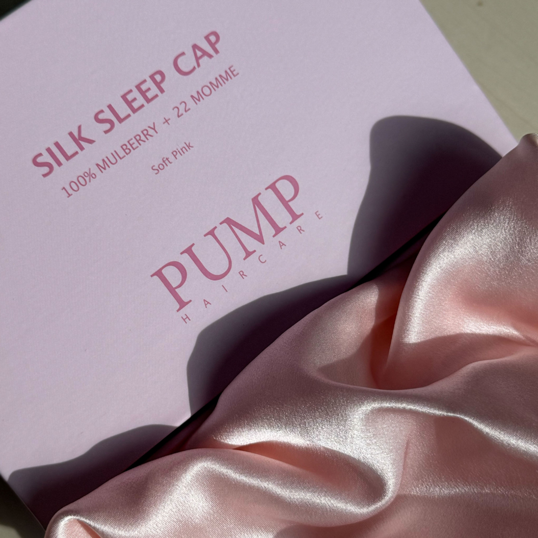 Mulberry Silk Sleep Cap Pink