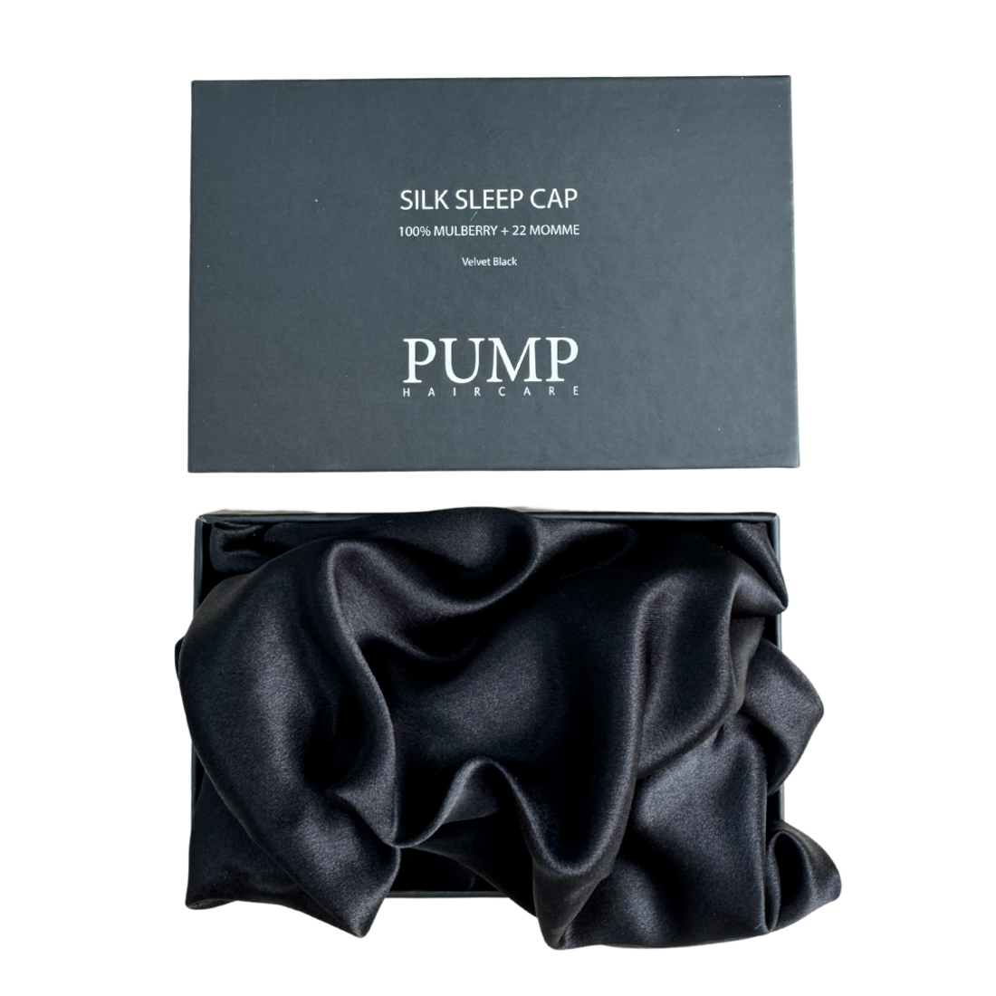 Mulberry Silk Sleep Cap Black