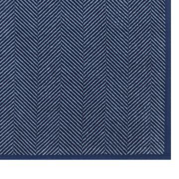 Harborview Herringbone Navy Blanket