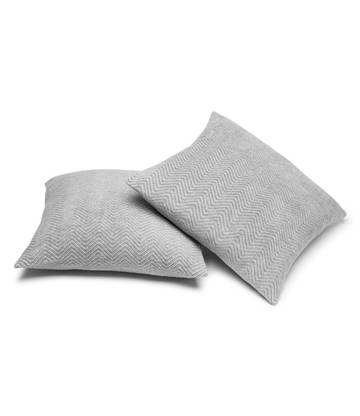 Bayside Herringbone Throw Pillow Covers