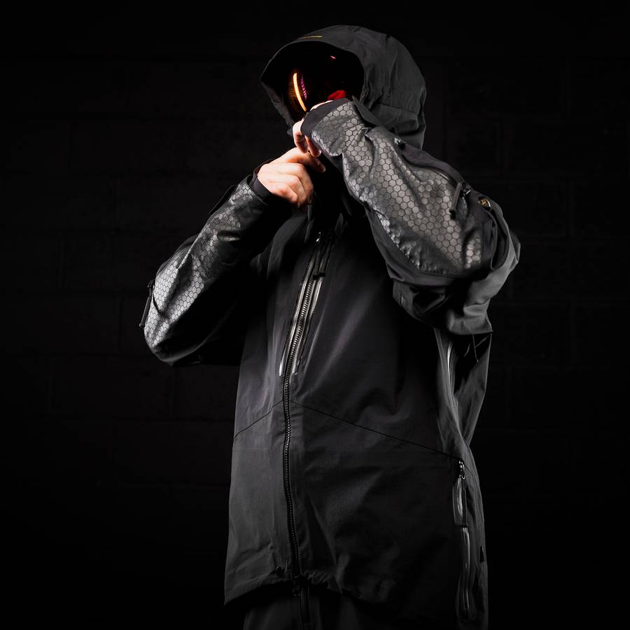 Rōnin Tanto Full Zip Snow Jacket | Rōnin Alpine Sports Coat in Black ...