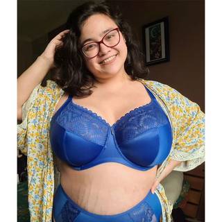 Adella Athena Full Cup Side Support Bra Cobalt as worn by @janineaam