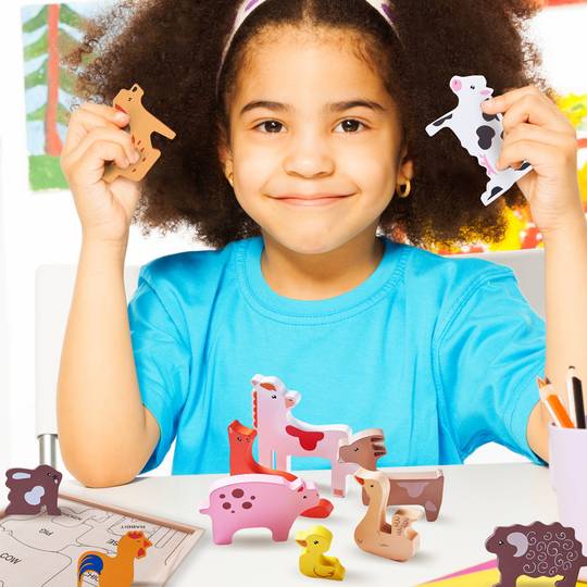 Wooden Animals - Farmyard Puzzle