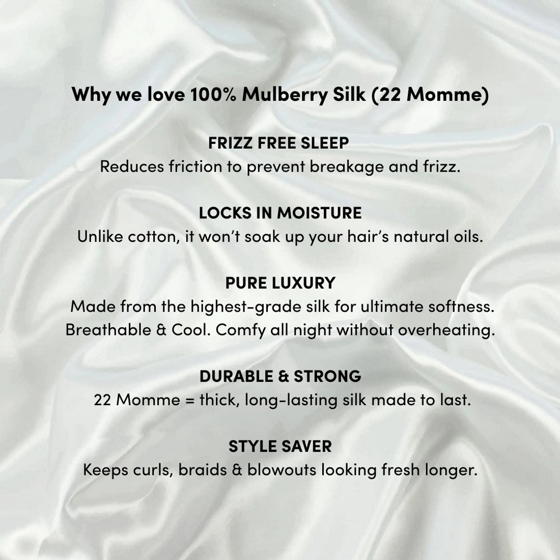 NEW Pump Mulberry Silk Pillow Case White