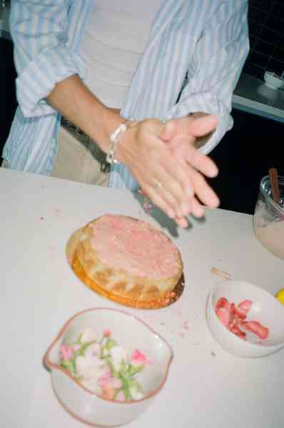 Wonder BundleEditorial Image  of person making cake