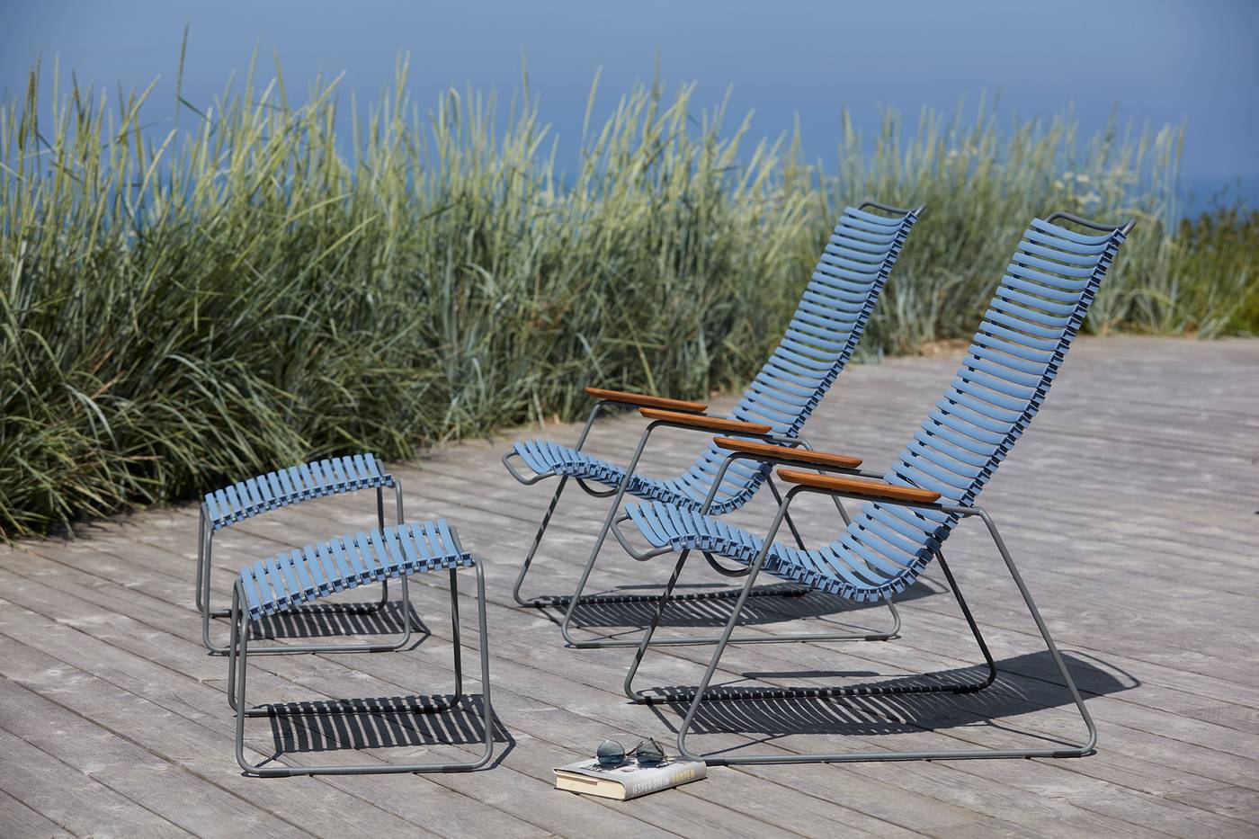 Click Lounge Chair - Pigeon Blue