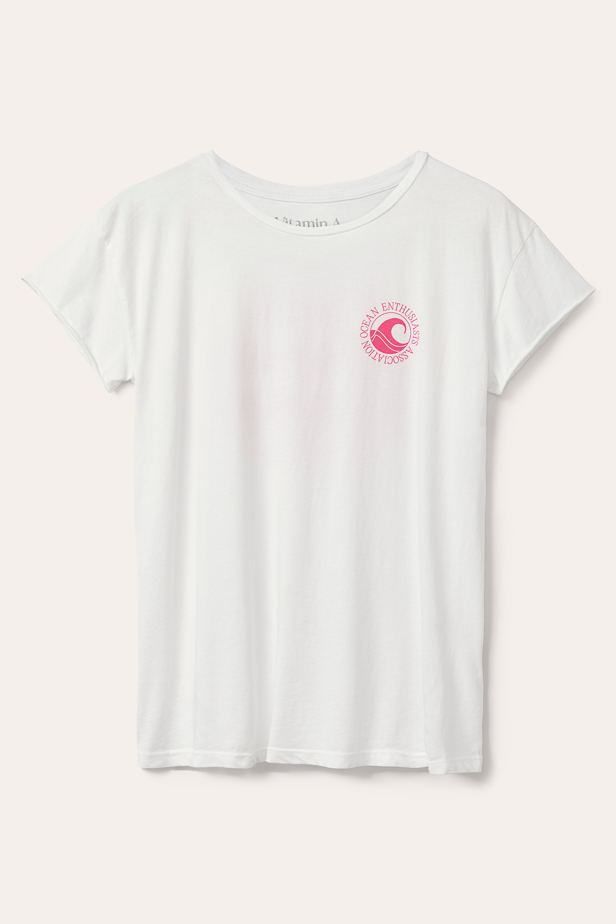 Ocean Enthusiasts Organic Graphic Tee - Pink