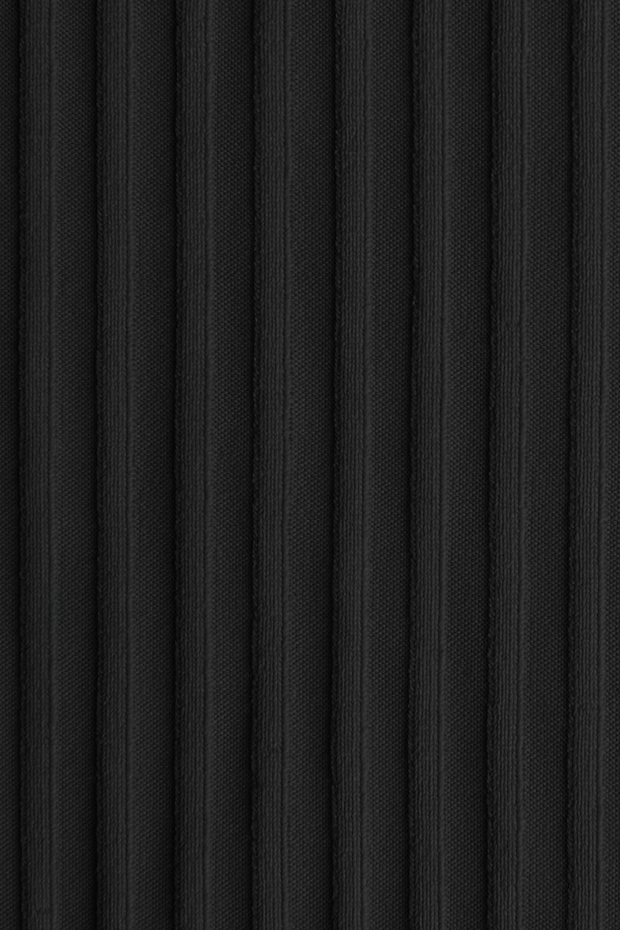 Black EcoRib Fabric Swatch Detail
