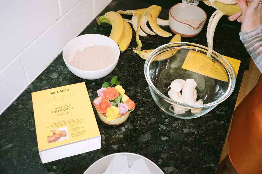 Vegan Friendly BundleEditorial Image of person making cake