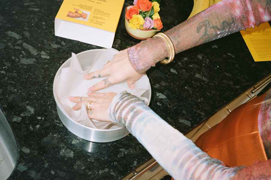 Vegan Friendly BundleEditorial Image of person making cake