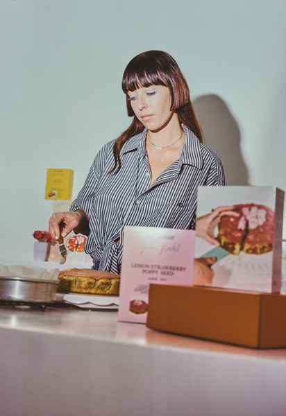 3-Tiered Cake KitEditorial Image of person making cake
