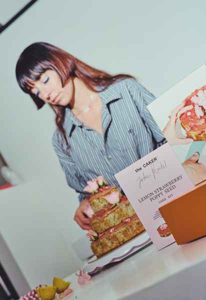 3-Tiered Cake KitEditorial Image of person making cake