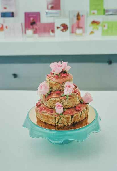 3-Tiered Cake KitEditorial Image of person making cake