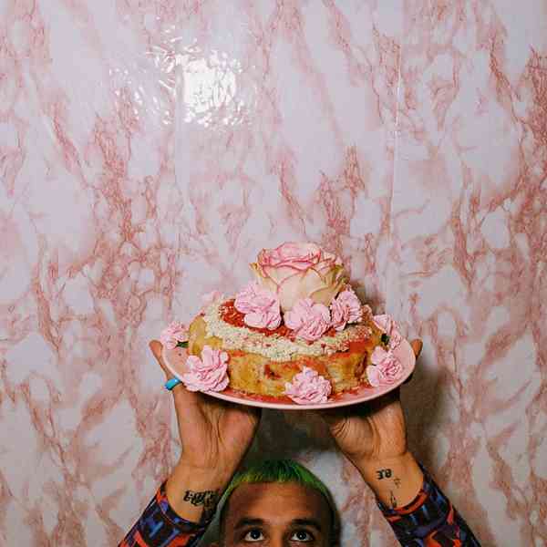 Coconut Raspberry Lime Leaf Cake KitEditorial Image  of person making cake