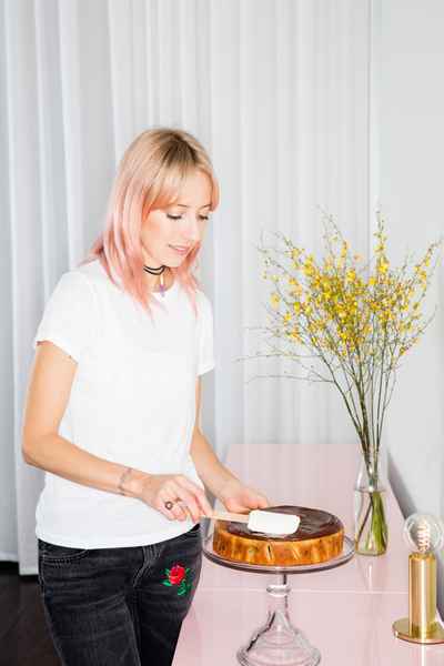 45 New and Unusual Cake RecipesEditorial Image of person making cake
