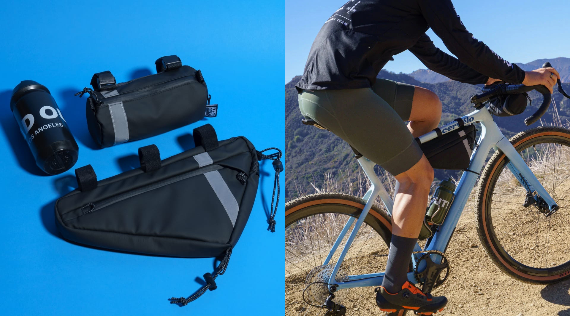 Mini Bike Frame Bag - Charcoal