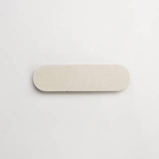 lapidary | oval long | white limestone 
