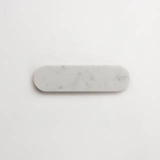 lapidary | oval long | carrara 