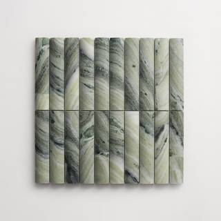 lapidary | cabochon short mosaic sheet | jade green 