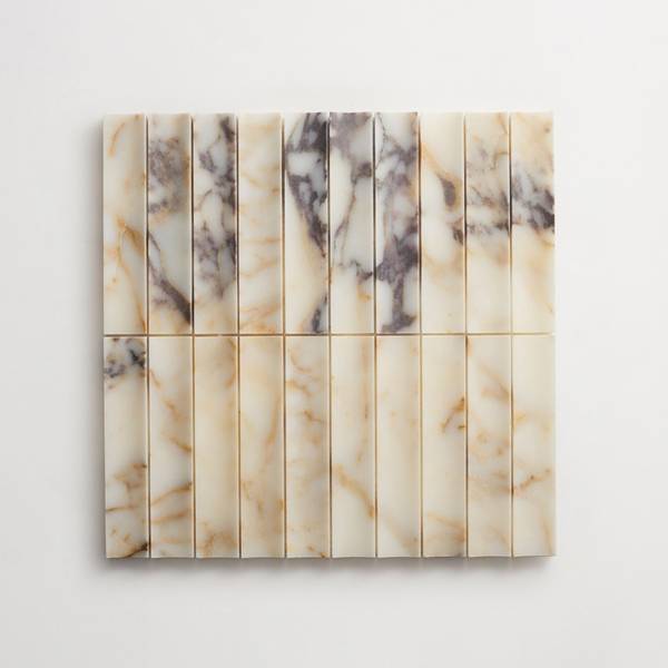 lapidary | etui petit mosaic sheet | calacatta viola 