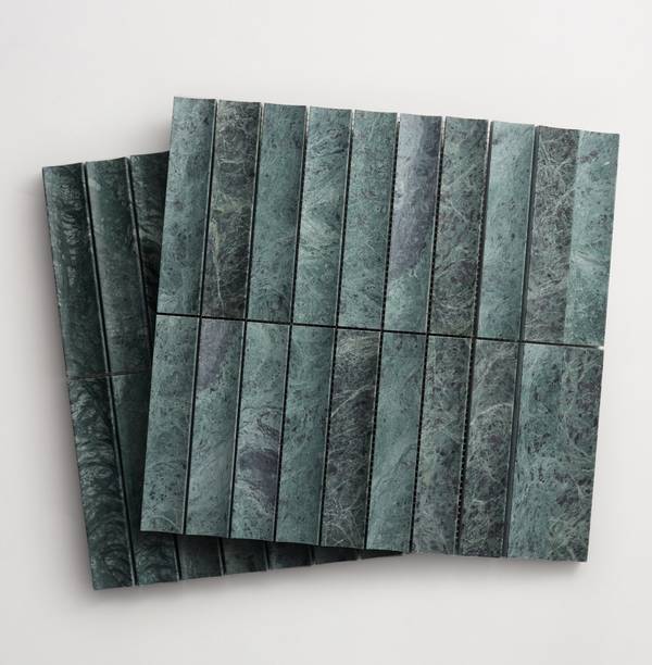 lapidary | etui petit mosaic sheet | verde marble 