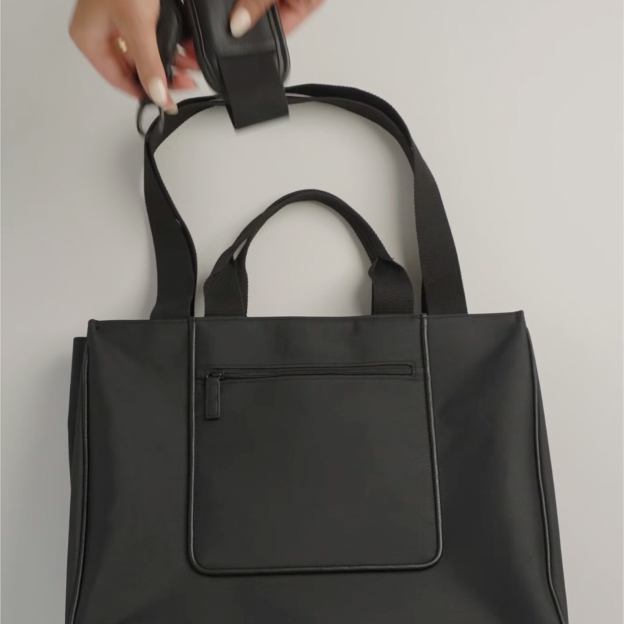 The East To West Tote in Black Beis Travel UK