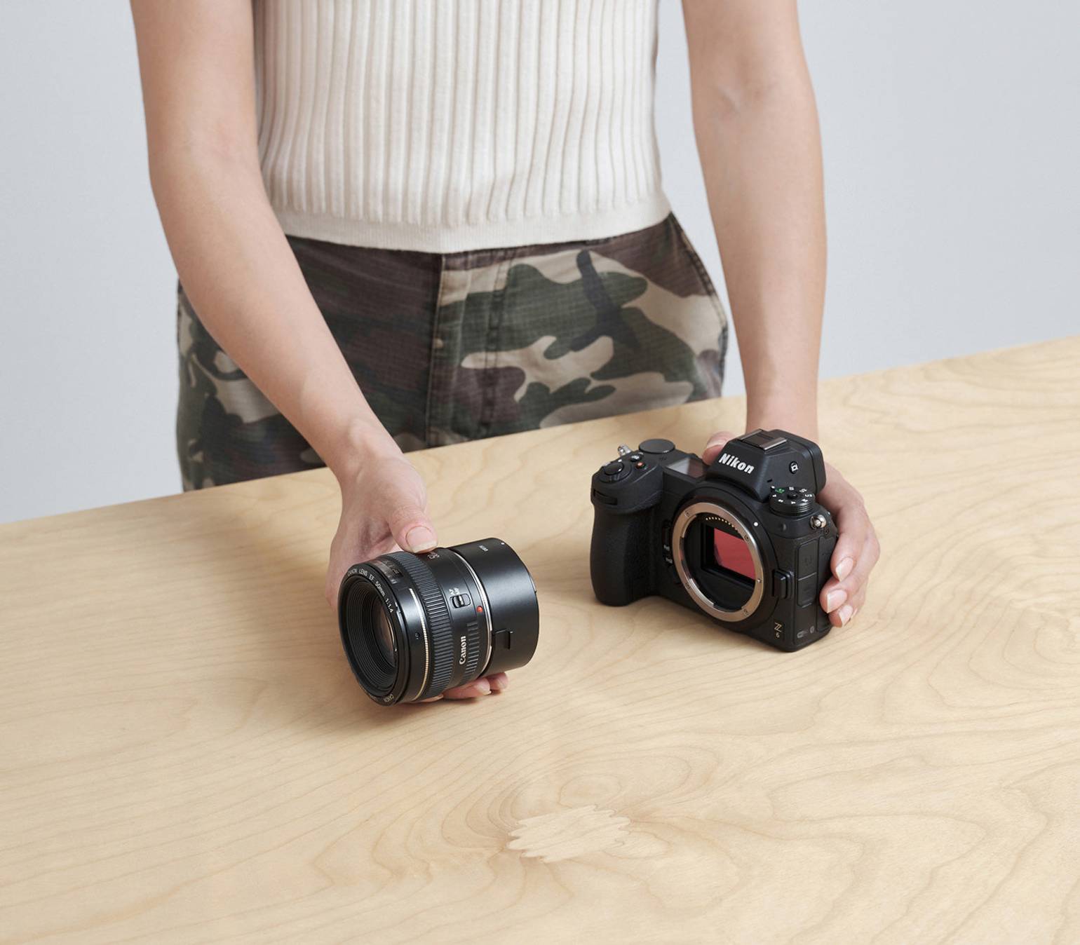 Canon EF/EF-S Lens to Nikon Z Camera Electronic Adapter