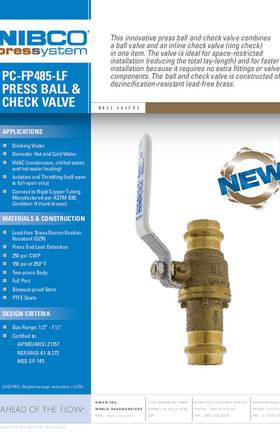 NIBCO PCFP485LF NPI