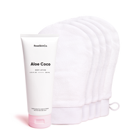 Smooth & Soothe Routine (Body Lotion + 5 Exfoliating Gloves)