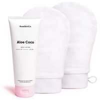 Smooth & Soothe Routine (Body Lotion + 2 Exfoliating Gloves)