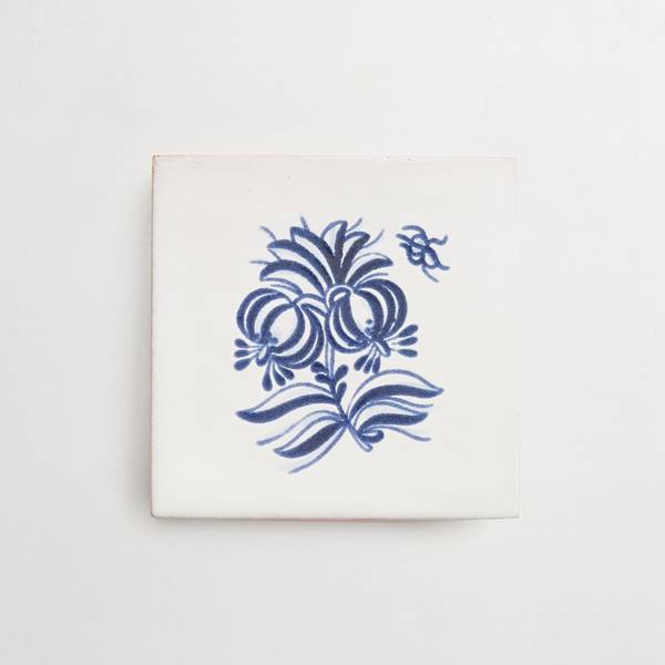 17th century: maiolica de delft | mezza flora deco | pattern five 