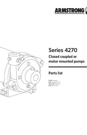 Armstrong 4270 Series Parts List