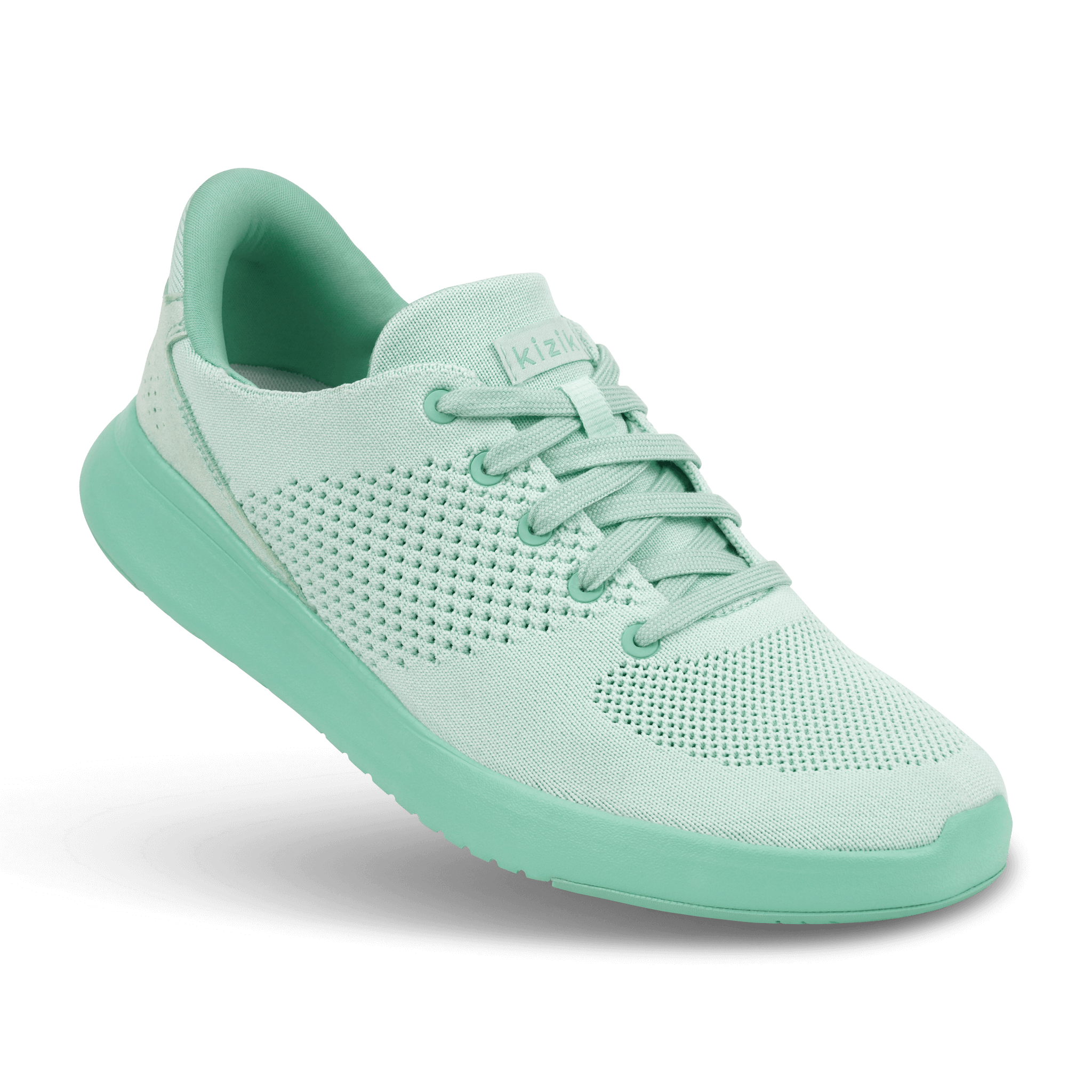 Kizik Shoes On Sale   Lima Honeydew 3 Quarter Angle Float 