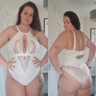 Scantilly Indulgence Stretch Lace Body Ivory as worn by @sarah_ann_broad