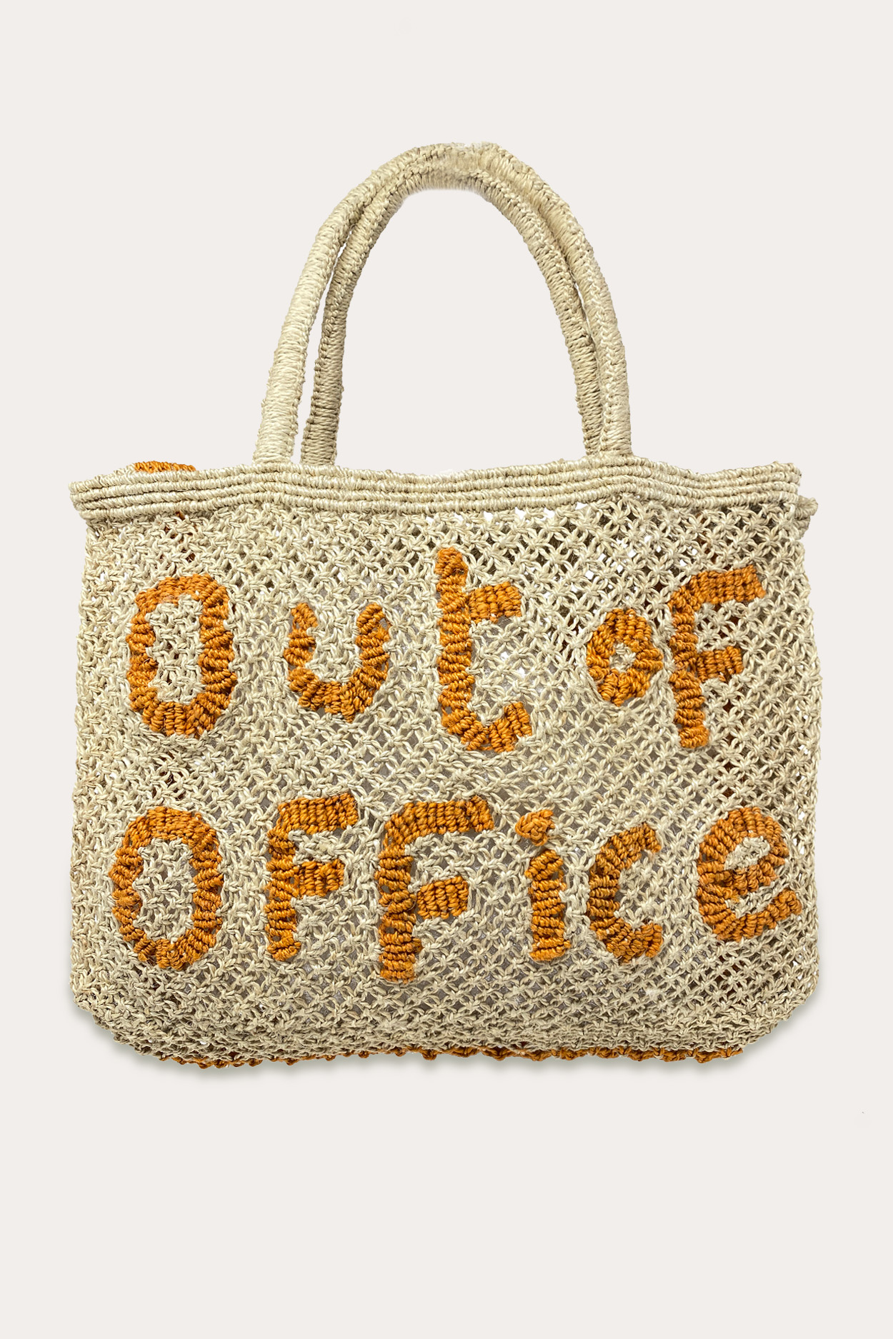 The Jacksons Out of Office Small Tote - Natural/Orange