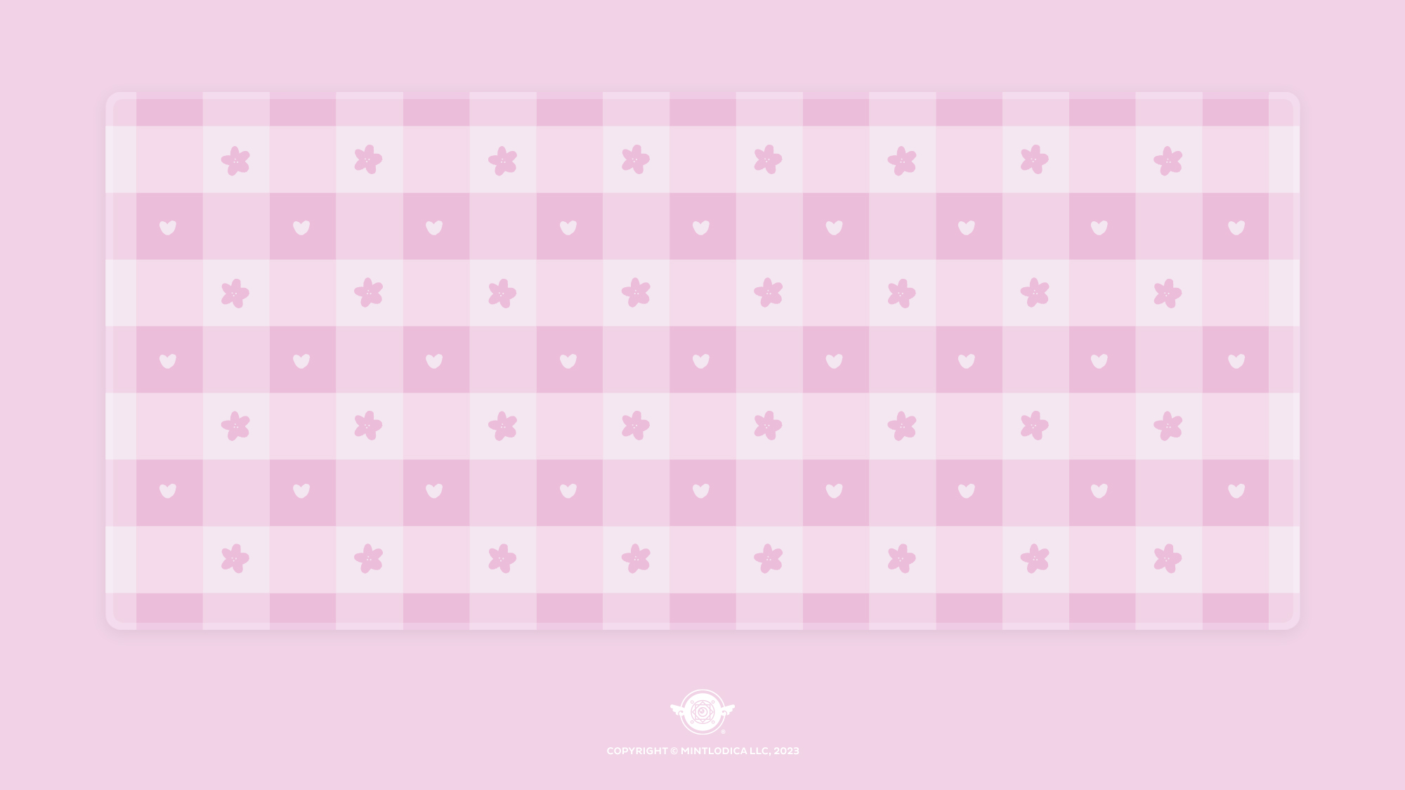 Pastel Picnic 'Sakura' Deskmats by Mintlodica® ❀ Bring joy to