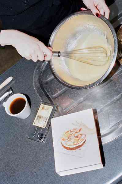 Spiced Carrot Cake KitEditorial Image  of person making cake