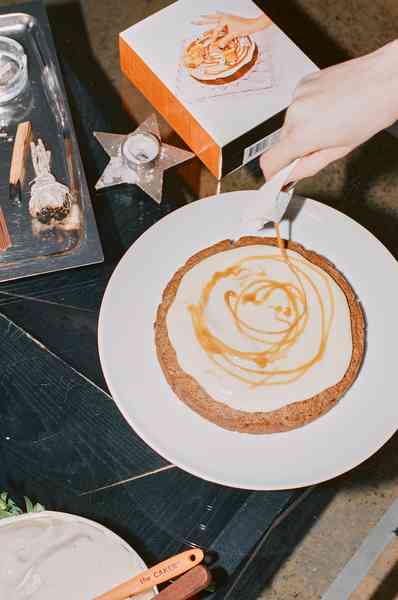 Spiced Carrot Cake KitEditorial Image  of person making cake