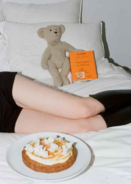 Spiced Carrot Cake KitEditorial Image of person making cake