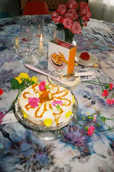Spiced Carrot Cake KitEditorial Image of person making cake