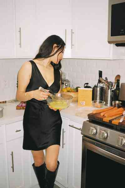 Spiced Carrot Cake KitEditorial Image  of person making cake