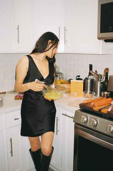 Spiced Carrot Cake KitEditorial Image of person making cake