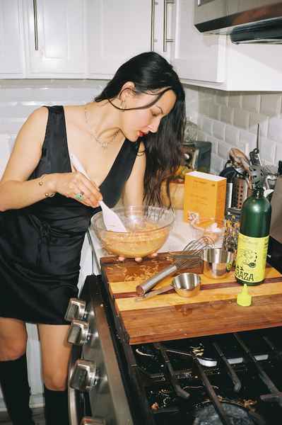 Spiced Carrot Cake KitEditorial Image of person making cake