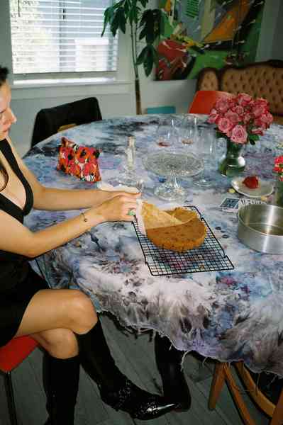 Spiced Carrot Cake KitEditorial Image  of person making cake