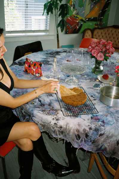 Spiced Carrot Cake KitEditorial Image of person making cake