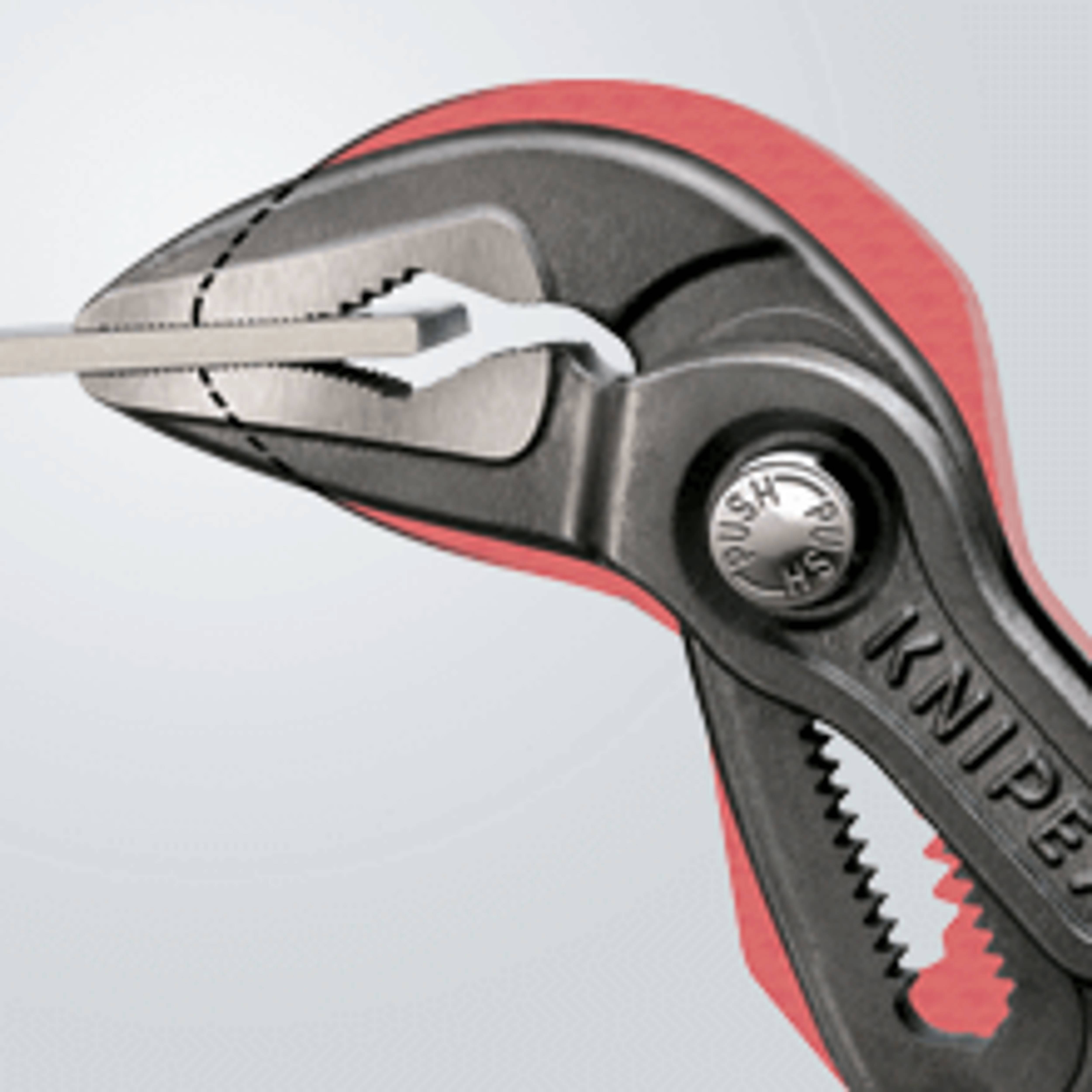 87 51 250 | Cobra® Extra-Slim Water Pump Pliers | Non-Slip Handle | Gr