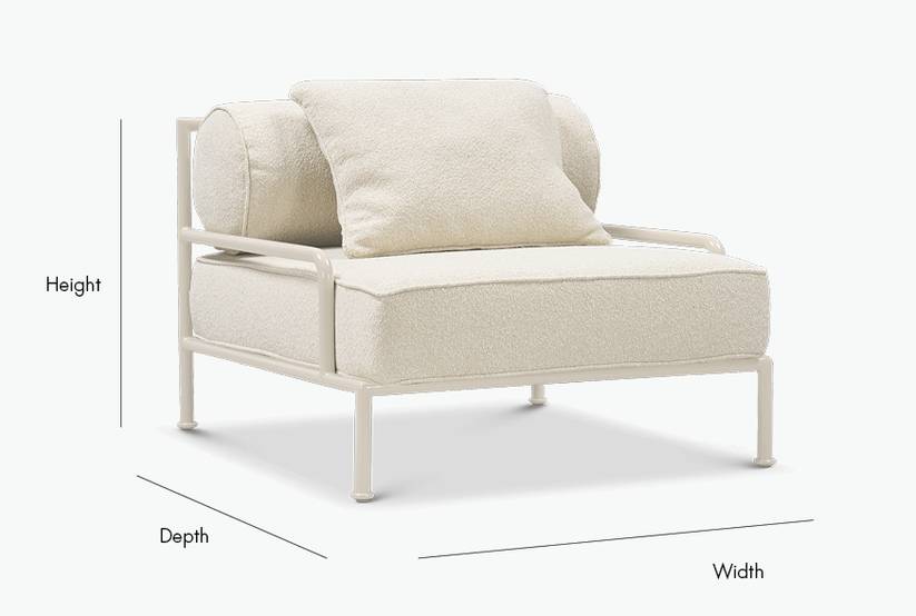 Outdoor Gloss Rowe Lounge Chair