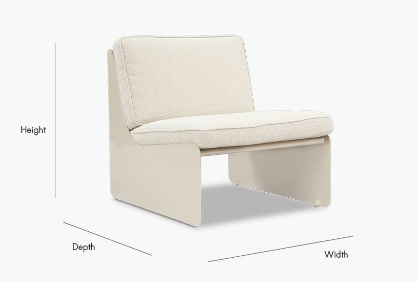 Outdoor Gloss Dougie Lounge Chair